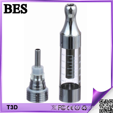 2014 Newest Replaceable Dual Coils T3d Clearomizer